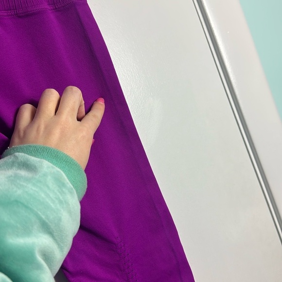 Free People Movement High-Rise 7/8 Length Good Karma Leggings Vivid Violet M/L - Picture 10 of 15